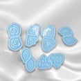 thumbnail image 2 of Molde de resina para pendientes, molde de fundición para joyería, molde colgante de silicona, molde artesanal Diy, 11 Feliz Sencillez, 2 of 3