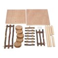 thumbnail image 3 of Hamster Wooden Playground, Multipurpose 2 Layer Ladder Chewing Small Pet Wooden Platform  For Small Pets, 3 of 8