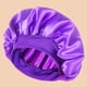 thumbnail image 1 of Gorro de ducha de ala ancha de satén de Color sólido para mujer, adecuado para uso diario, capó de satén de seda, 1 ud., 1 of 5