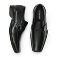 thumbnail image 3 of BURUDANI Men's Leather Lined Dress Loafers Shoes, 3 of 8