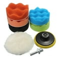 thumbnail image 4 of Huanledash 7 Pcs 3/5/6/7 Inch Polishing Waxing Buffing Pad Sponge Kit Set for Car Polisher, 4 of 7