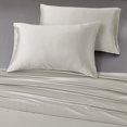 thumbnail image 5 of Modern Threads 6-Piece Dove Satin Sheet Set with Organizer Box, King, 5 of 6