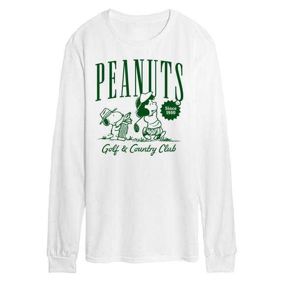 Peanuts - Golf Club - Men's Long Sleeve Graphic T-Shirt