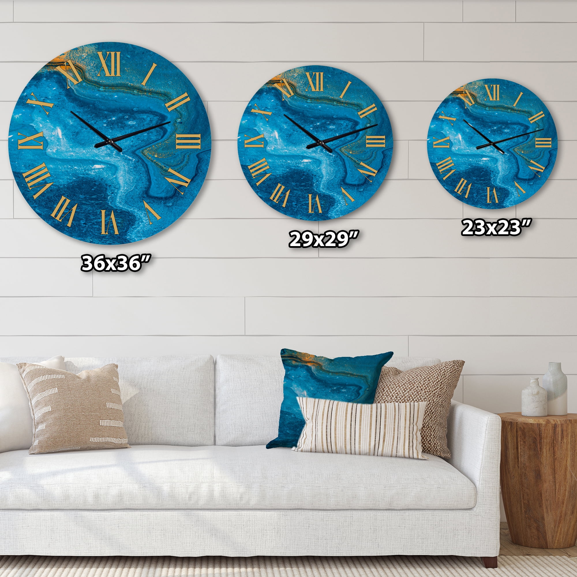 Designart 1 in Quartz Modern/Contemporary Wall Clock