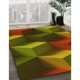 thumbnail image 2 of Ahgly Company Indoor Rectangle Patterned Dark Yellow Green Area Rugs, 5' x 8', 2 of 6