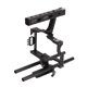 thumbnail image 1 of Metal Camera Cage, Multi Interface Porous Design CNC Machining Camera Rig Anodic Oxidation Adjustable Multi Purpose With Top Handle For Sony A6600, 1 of 8