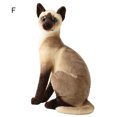 thumbnail image 2 of Flmtop Coussin en Peluche Design Chat Simulation Coussin Animal Décoration Canapé Jouet pour Enfants, 2 of 8