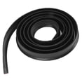 thumbnail image 4 of Cortina divisoria de ducha de TPE autoadhesiva de 3 m para baños, tira de barrera de agua flexible negra, 4 of 8