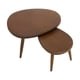 thumbnail image 4 of 1/12, casa de muñecas, mesa en miniatura, mesa triangular, mesa de comedor, accesorios de decoración para casa de muñecas para balcón, cocina, dormito Marrón, 4 of 7