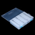 thumbnail image 3 of Yeacher Clear Plastic Diamond Storage Box with Compartment 112 Pack Transparent Diamond Embroidery Painting Accessory Tool Drill Jewelry Beads Container Holder with Label, 3 of 7