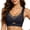 Black, variant on Mesh Bras for Women Push up Bra Supportive Bow Decorated Full Coverage Wide Straps Everyday Bras Green XL