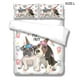 thumbnail image 2 of Conjuntos de ropa de cama Patrón de perro lindo Microfibra Cubiertas de Microfibra Pillow Shams Niños Dibujos animados Animal Mascota Impreso de verano Set L LyshDW2109250015 3 Piezas kenally HA012377-09, 2 of 7
