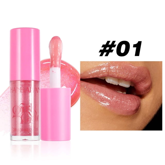 Lápiz labial transparente Lip Dudu Lip Moisturizing And Moisturizing Pearl Glazed Lip Glaze Water Gloss Lip Color Lip Oil 4.7ml brillo de labios