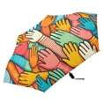 thumbnail image 4 of Various Colorful Hand Compact Sun Umbrella Windproof Travel Umbrellas for Rain Strong Portable UV Protection, 4 of 8