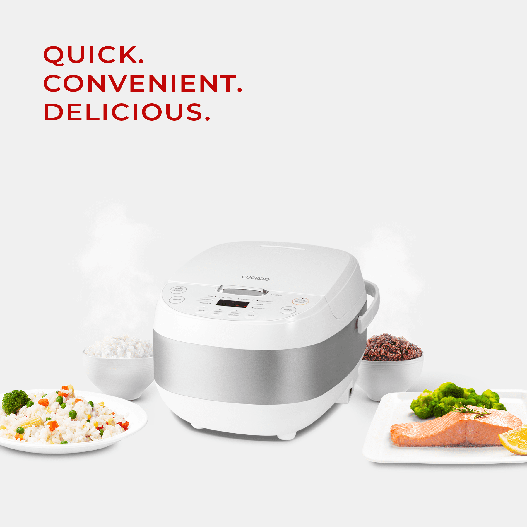 Cuckoo 12-Cup (Cooked) Rice Cooker, 10 Menu Options: Oatmeal, Brown Rice &  More, Touch-Screen, Nonstick Inner Pot, CR-0605F - AliExpress