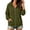 Green, variant on Women's Full Zip Hoodie Thicked, Oversized Long Sleeve Hooded Sweatshirt with Pockets, Womens Zip Up Hoodies with Hoods, Red, S
