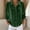 Green, variant on ClodeEU Women's Gold Velvet Long-Sleeved Shirt,Lapel Cardigan Solid Color Blouse Green,Womens Plus XXL