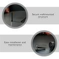 thumbnail image 3 of OUNONA Wall Mounted Weight Plate Storage Rack for Gym Space Optimization Durable Iron Organizer Black 2Pcs, 3 of 6