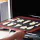 thumbnail image 5 of Galletas Sin paletas Horneado Alta temperatura Resistente a la temperatura Hoja de silicona Hoja Panadería Panadería Bakeware Cocina Gadget Suministros para hornear 58x38cm, tipo 1 Inevent HA009631-07, 5 of 6