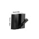 thumbnail image 5 of Wosthever Ganchos Sin perforación Perchero montado en la pared Organizador de chaquetas antioxidantes Soporte colgante antideslizante de aluminio Sala de Juegos de accesorios de baño negro 1 gancho Wosthever HA010064-07B, 5 of 6