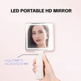 thumbnail image 2 of MINKUROW Vanity Makeup Mirror with 72 Dimmable LED Bulbs,Portable Lighted Mirror with 3 Dimmable Lightning Levels, Desk&Travel Mirror,Touch Control for Outdoor (white1), 2 of 8