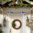 thumbnail image 5 of Tyidzon 2Pc Independence Day Door Corner Decor, Patriotic Wooden Door Frame Decor 4th of July Decorations Independence Day Wooden Ornament for Party Home Decor, 5 of 7