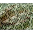 thumbnail image 4 of oneOone Silk Tabby Fabric Geometric Flame Stitch Print Fabric By Yard 42 Inch Wide, 4 of 4