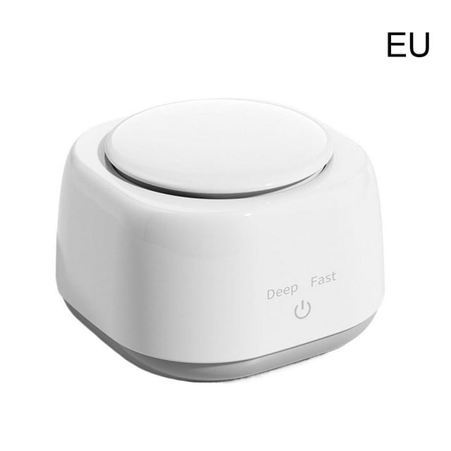 Portable Ultrasonic Cleaner - IPX4 Waterproof & Dustproof 304 Stainless Steel Sink, 2-Speed Modes 300mL Capacity for Dentures, Braces, Baby Pacifiers/Toys Lightweight Design for Travel/Home