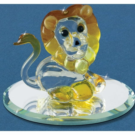 Fashion Leo The Lion Glass Figurine (3.82 X 3.39) Made In China -Jewelry By Sweet Pea