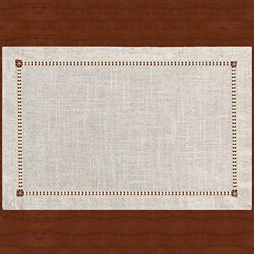 Rectangular 12 By 18 Inch GRELUCGO Set Of 4 Thanksgiving Holiday Table Placemats