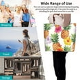 thumbnail image 4 of Yiaed Hawaiian Pineappl Print Handbag for Women Tote Purse Shoulder Bag Large Fashion Hobo Purse Handbag Shopping Tote, 4 of 5