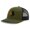 Loden Black, variant on Wildlife Buffalo Embroidery Design Richardson Structured Front Mesh Back Cap Heather Gray/Black