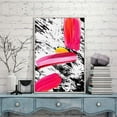 thumbnail image 3 of IDEA4WALL Framed Canvas Wall Art Brush Color Paint Strokes, 3 of 4