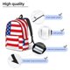 thumbnail image 3 of Fotbe America Flags3 Mochila de Lona con Estampado, Mochila Duradera, Mochila Versátil de Alta Calidad, Mochila Compacta Vintage-Small, 3 of 5