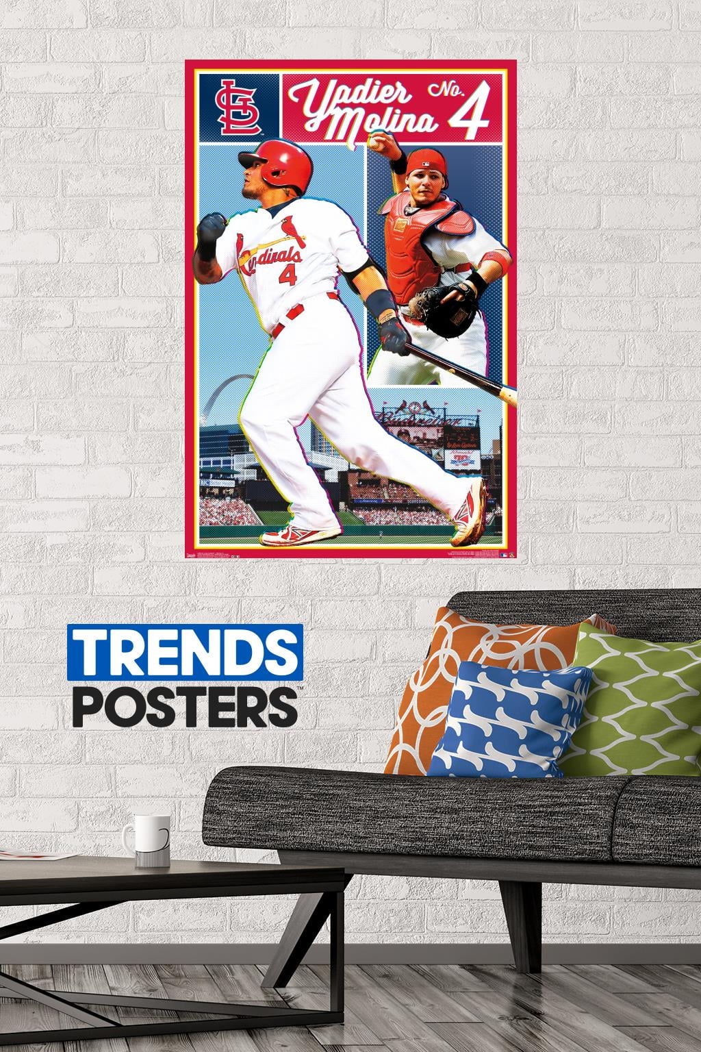  Yadier Molina Baseball Poster13 Art Poster for The Bedroom  Living Room Office And Other Environment Unframe:16x24inch(40x60cm):  Posters & Prints