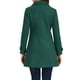 thumbnail image 3 of ABRIGOS DE MUJER INSPIRE CHIC Cuello Peter Pan Cierre de Botón Frontal Abrigos de Invierno S Verde Oscuro, 3 of 5