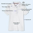 thumbnail image 3 of French Toast Girls School Uniform Short Sleeve Picot Collar Interlock Polo Shirt, 3 of 10