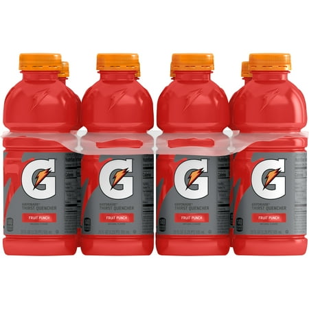 UPC 052000208061 product image for Gatorade Thirst Quencher Sports Drink, Fruit Punch, 20 oz Bottles, 8 Count | upcitemdb.com