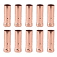 thumbnail image 3 of 10 tubos metálicos E14 para portalámparas de vela, base de lámpara, accesorios de iluminación, 25 x 80 mm, oro rosa, 3 of 14