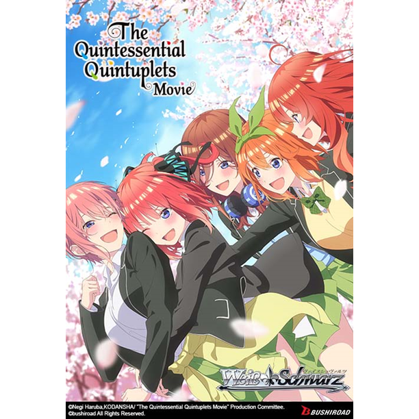 the quintessential quintuplets movie booster box Weiss Schwarz Trading Card Game The Quintessential Quintuplets Movie  Booster Box (16 Packs)