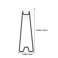 thumbnail image 2 of Luxshiny 6Pcs Black Adjustable Picture Frame Easel Back Stand for Home Tabletop Photo Display, 2 of 8