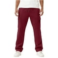 thumbnail image 5 of Mens Joggers Open Bottom Lounge Fleece Pants Casual Cargo Joggers Sweatpants with Packets, 5 of 9