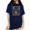 Navy Blue, variant on UNISHE Women's Muted Dark Vintage Poison Botanical Mushroom Skull Edible Plant Graphic Short Sleeve T-Shirts white Tops