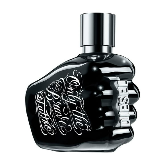 Diesel Only The Brave Tattoo, Eau de Toilette para hombre, aroma amaderado con notas cítricas, salvia, pimienta y tabaco, 4.2 fl. oz.
