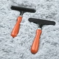 thumbnail image 1 of (4.3 Inch (W), 2 PCS)Carpet Restoration, Carpet Rake, Carpet Groomer Rake, Shag Rug Rake, Hair Cleaner Suitable for Rug and Carpet, 1 of 5
