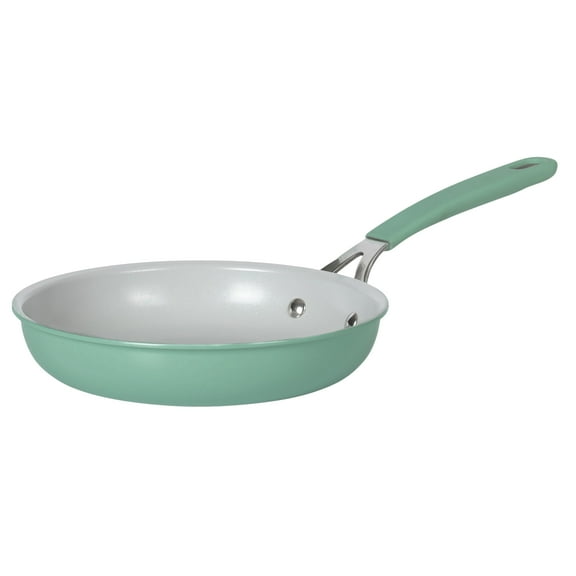 The Pioneer Woman 8-inch Ceramic Nonstick Aluminum Frying Pan Skillet, Green