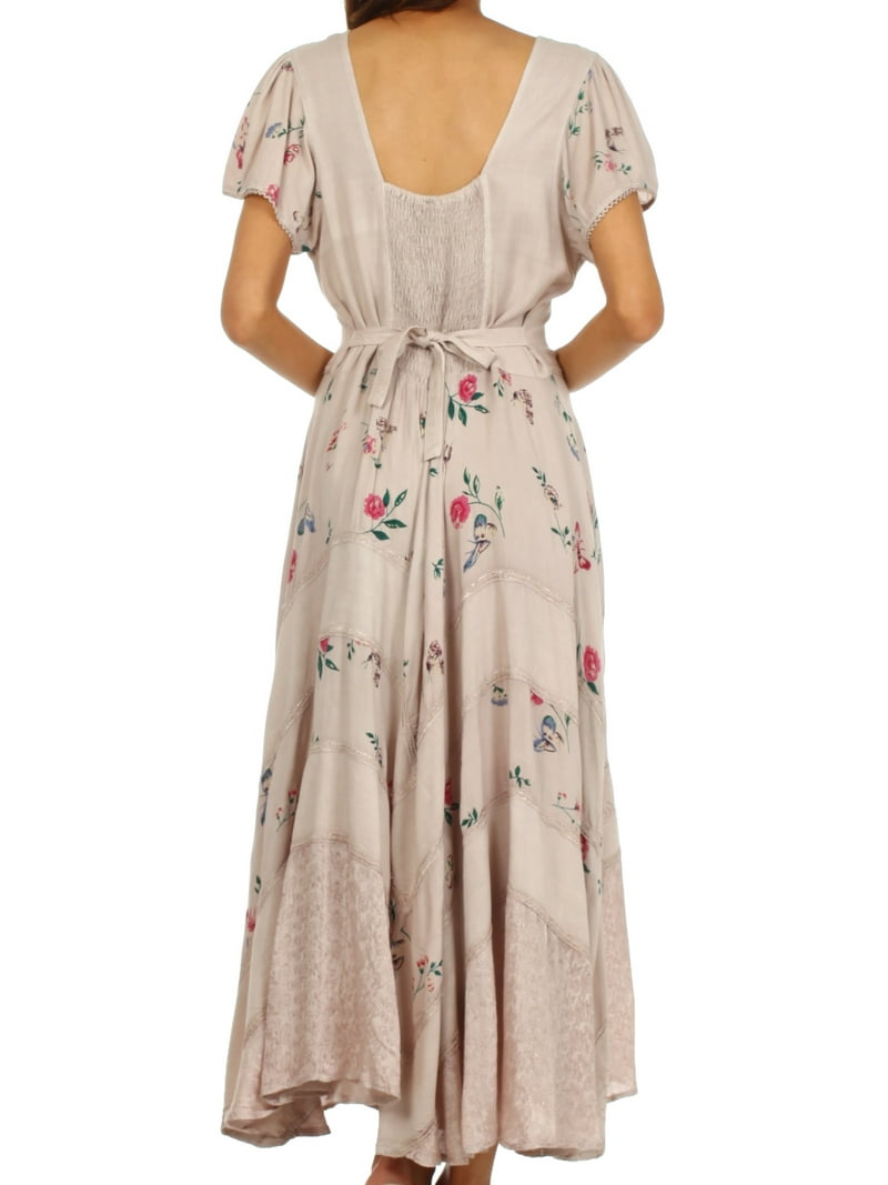 sakkas calliope corset style dress Sakkas Calliope Corset Style Dress - Rose - S/M