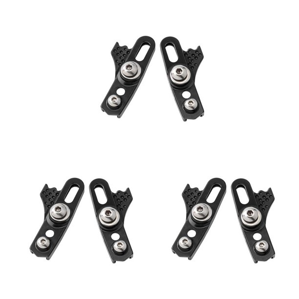 Soidarity 1 par de accesorios de rueda de zapata de freno de bicicleta, fijador de bloque, accesorios de ciclismo, componente de ruedas, adaptador de Negro 3piezas Soidarity CBP226896
