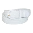 thumbnail image 1 of CTM®  Elastic Braided Belt with Covered Buckle (Pack of 2) (Men's), 1 of 3