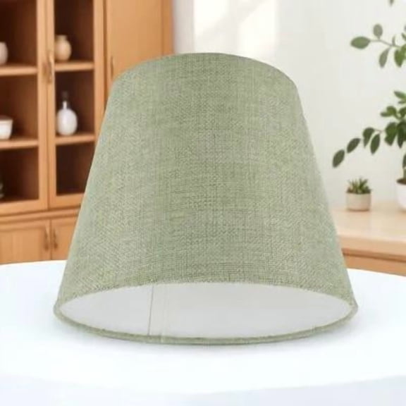 FOMIYES Fabric Green E14 Lamp Replacement Shade for Table Desk Lamps